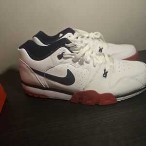 Nike Cross Trainer Low White Obsidian Gym Red Size 13 CQ9182-101 New With Box